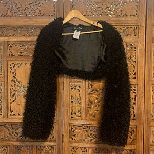 Emory Park Teddy Cropped jacket/shrug